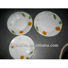 Haonai bulk plain ceramic tasting plate set,dinner plate sets